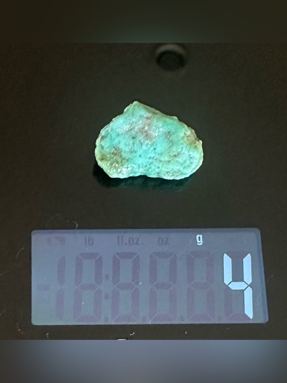 22ct Turquoise Nugget 4g High Hardness Rough Stone - Picture 7 of 8
